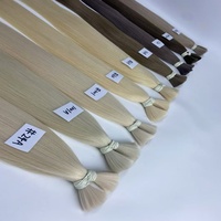 Cheveux humains brésiliens vierges non traités en gros, cuticules alignées, cheveux bruts d'un seul donneur, tissage de cheveux en vrac, cheveux chinois