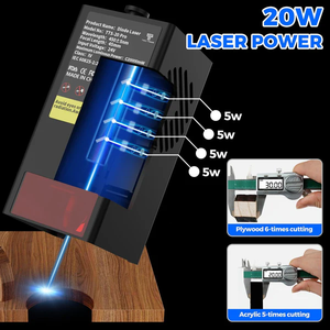 TWOTREES TTS <span class=keywords><strong>20W</strong></span> Graveur <span class=keywords><strong>laser</strong></span> portable Mini machine à graver pour usage domestique Artisanat Hobby Bois Métal et matériaux acryliques - Product Image 2