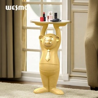 Nouvelle Sculpture en Résine de Singe Doré Créative à Poser au Sol Décoration d'Intérieur Salon Décoration de Luxe pour la Maison