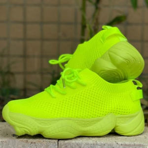 Sneakers Flat Bottom Casual Sports <b>Shoes</b> Single <b>Shoe</b> Tie Breathable Low-side Socks <b>Women</b> Walking <b>Shoes</b> R1694 - Product Image 1