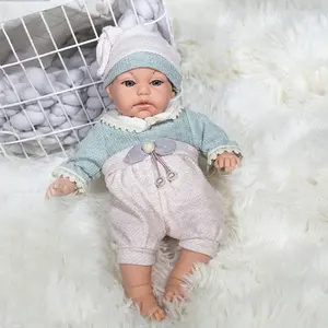214-5 12 Inch Full Body Soft Silicone Popular Sweet Face Reborn Baby Birthday Gift High Quality Silicone Clothing Reborn Dolls