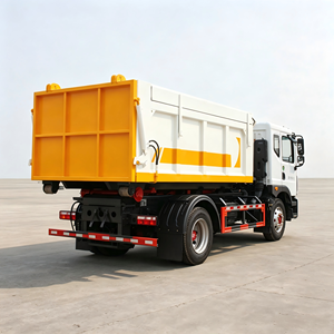 Camion à benne basculante Dongfeng D9 à bras articulé, avec bacs séparés, 10-16 tonnes, pour le transfert de déchets, directement de l'usine - Product Image 4