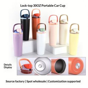 Nuevo Termo Portátil de Gran Capacidad de 1500 ml para 2025, Taza de Café para Exteriores con Asa para Uso en el Automóvil y en el Trabajo - Product Image 3