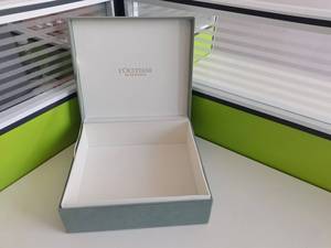 Grey Soft Fabric Large Gift Jewelry Case Custom Velvet <b>Box</b> Gift Packaging <b>Valentin</b> Day Gift <b>Box</b> - Product Image 3