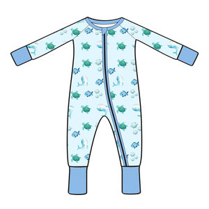 ชุดนอนเด็กทารกผ้าลายดอกไม้ ระบายอากาศได้ดี ผลิตจากใยไผ่ สำหรับฤดูร้อน ชุดนอนเด็กอุ่นสบาย ไม่หดตัว - Product Image 6