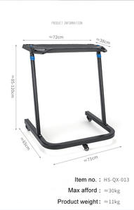 Bureau d'entraîneur de vélo multifonction amovible, bureau réglable en hauteur, pour l'intérieur du cyclisme et sur pied - Product Image 3