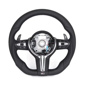 Volante deportivo de cuero para coche <span class=keywords><strong>BMW</strong></span> F80 F82 F87 F83 F10 F20 F30 F15 F16 F25 F26 F06 F07 F11 F12 F33 F34 F01 F02 - Product Image 1