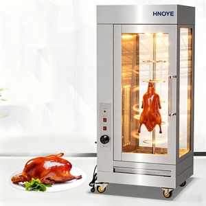 Machine à griller les poulets électrique rotative sans fumée pour les aires de restauration et les centres commerciaux en intérieur - Product Image 3