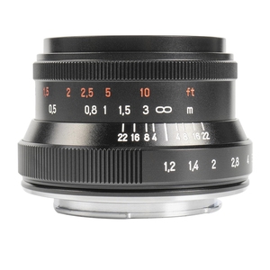 7 nghệ nhân 35mm F1.2 II APS-C ống kính lấy nét thủ công ống kính một khẩu độ lớn cho E/FX/<span class=keywords><strong>EOS</strong></span>-M/M43 gắn máy ảnh Sony A6600/A6500/A6300 - Product Image 1