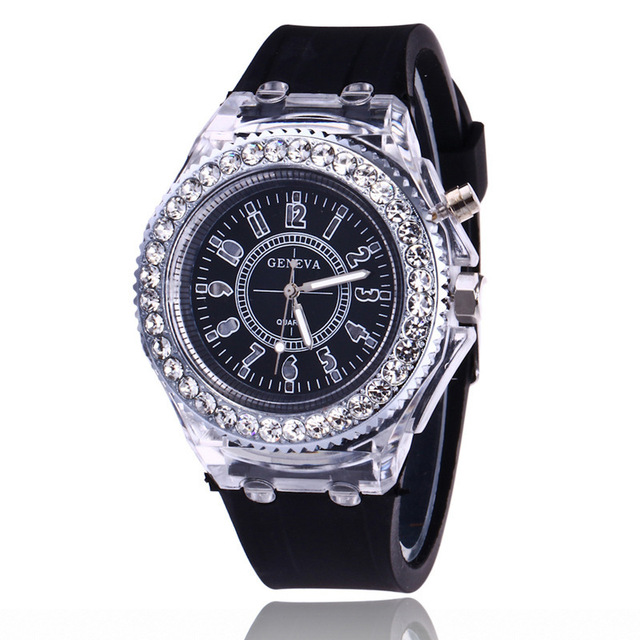 Wholesale Fashion Student Electronic Watch Men's Women's Quartz Luminous Sports Watch Silicone Band Watches