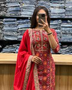 Nuevo Conjunto de Traje Recto de Diseño Moderno para Mujer, Ropa India y Pakistaní, Traje Salwar para Fiesta, para Venta de Exportación - Product Image 4