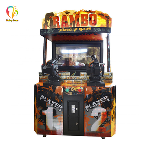 Haute qualité 55 pouces LCD <span class=keywords><strong>Rambo</strong></span> jeux de simulateur de tir Machines 2 joueurs en acier inoxydable pistolet tir Machine de jeu d'arcade - Product Image 2