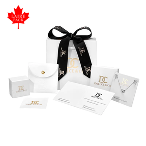 Caja de Regalo de Cartón Beige Personalizada LAIRE para Joyería, Caja de Embalaje para Joyas - Product Image 3