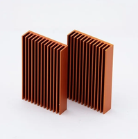 Radiateur en aluminium extrudé avec surface anodisée personnalisée, dissipateur thermique LED haute puissance, fournisseur Chine