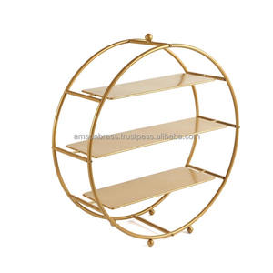 Soporte decorativo para servir comida en forma de rueda de Metal, soporte de exhibición para pastel, decoración para fiesta de boda - Product Image 1