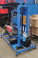 Foreuse Portative de Puits d'Eau 100m 120m 150m 180m 200m avec Moteur Diesel