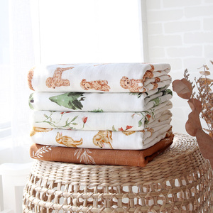 Manta de Muselina de Algodón de 2 Capas Personalizada de Fábrica, Diseño de Perro Poodle, Mantas de Bebé de Algodón, Envoltura de Muselina para Recién Nacidos - Product Image 4