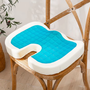 Usine directe bas prix orthopédique <span class=keywords><strong>mousse</strong></span> à mémoire de forme coccyx coussin Gel amélioré siège antidérapant <span class=keywords><strong>pour</strong></span> chaise de bureau et voiture en gros - Product Image 3