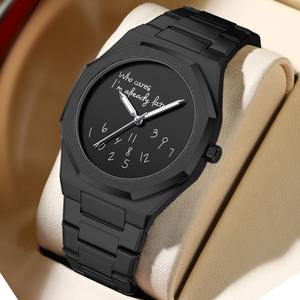 Reloj Mecánico de Alta Gama para Hombre con Esfera Octogonal y Funciones Complejas, Correa de Cuero Suntuosa, Accesorio de Moda para Fiestas - Product Image 1