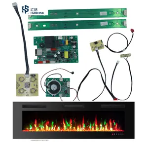 Özel 3D su buharı elektrikli şömine PCB kontrol panosu elektronik PCBA montaj PCB tasarımı