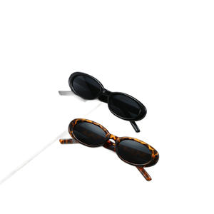 New Stylish Unisex UV-Protective Gradient Polarized Sunglasses Light Weight Oval-<b>Frame</b> Eyewear Gold Feature Trendy Colored - Product Image 1