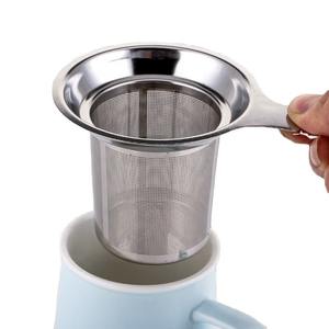 Filtro per tè in acciaio inossidabile riutilizzabile cestino per tè accessori per tè a maglia Fine sfusa infusori di foglie di tè - Product Image 1