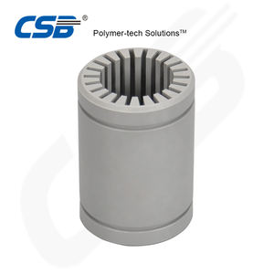 Roulement linéaire en plastique LIN-01-12-MR4, montage facile, clips de fixation axiaux manuels, jeu de roulement réduit - Product Image 1