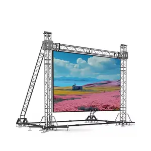 Concert Stage Background Video Wall LED Full Color Rental Display P3.91 Outdoor Rental LED Screen