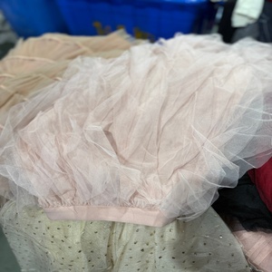 Vestido de tul de verano para mujer de segunda mano 100% algodón limpio Vintage Formal de moda - Product Image 4