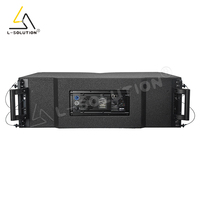 L-solution K212-A Enceintes Line Array actives à deux voies de 12 pouces en bois - Audio haute résolution portable, durable et écologique 56Hz-19KHz