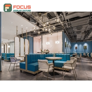 Large Format Cafe Service Counter Tempered Glass Panel Takeaway Pickup Area Roastery Service Counter - Product Image 3