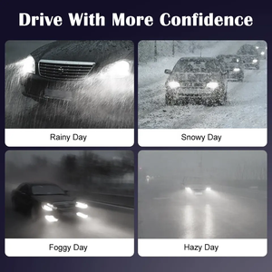 H4 Ampoule LED Phare LED H1 H7 H8 H11 HB3 HB4 60W LED Lumières 4 Couleur flash Auto Lampe Voiture Automobiles LED Lampe Frontale - Product Image 6