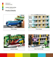 Set de Bloques de Construcción de Estructura Urbana Creativa, Estilo MOC, Kit de Construcción de Modelo Arquitectónico de Alta Precisión, Juguete de Ladrillos Encajables