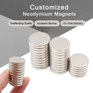 Magnets N35 Custom N35 N52 Small Flat Rare Earth Neodymium Magnetic Sheet Strong Round Disc Neodymium Magnets