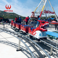 Mini Montagnes Russes pour Centre Commercial, Manège Électrique Passionnant pour Enfants, Train Dragon pour Jardin