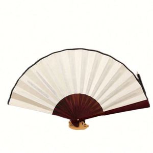 Éventails pliants traditionnels en tissu et bambou, personnalisables pour les festivals, thème musical du Nouvel An chinois, libellule - Product Image 2