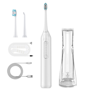 Hydropulseur de vente chaude et brosse à dents électrique Combo 2 en 1 Kit de soins dentaires Irrigateur oral électrique pour le nettoyage des dents - Product Image 4