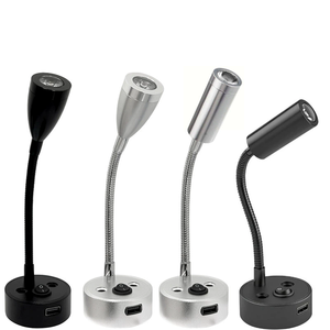 Lampe de lecture pour camping-car <span class=keywords><strong>avec</strong></span> <span class=keywords><strong>port</strong></span> de charge <span class=keywords><strong>USB</strong></span>, éclairage intérieur pour camping-car <span class=keywords><strong>12V</strong></span> CC, luminaires LED flexibles - Product Image 4