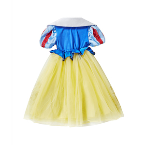 Vestido Azul para Niños Pequeños, Transpirable, Base de Algodón, Directo de Fábrica, Ropa para Navidad y Halloween, Precio al por Mayor - Product Image 2