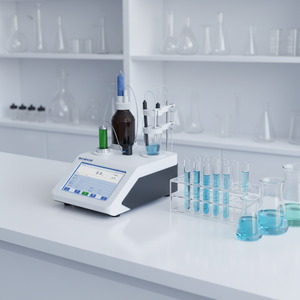 Titreur automatique BIOBASE CN avec burette intégrée -2.000~+20.000pH pour <span class=keywords><strong>laboratoire</strong></span> - Product Image 1