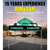 Abri extérieur publicitaire pliable rapide pour événements et salons professionnels, tente pop-up personnalisée 10x10, gazebo pliable 3x3