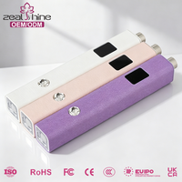 Lampe UV Mini pour Ongles, Séchoir à Ongles Léger et Rechargeable avec Écran d'Affichage pour un Séchage Rapide du Gel