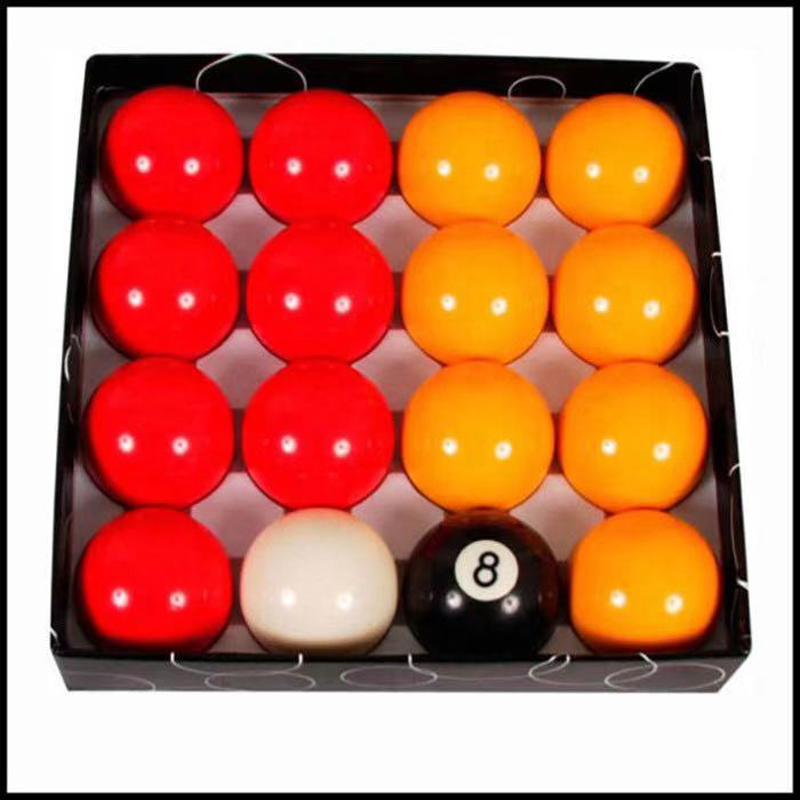 英国製8ボールブラックボックス2インチプールスヌーカービリヤード赤