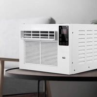 Ventilateur portable 110V / 220V pour chambre et dortoir, avec télécommande, petit ventilateur de bureau, climatiseur à panneau