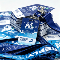 Porte-clés personnalisé imprimé sur mesure, cordon de cou, médaille, lanières en polyester par sublimation avec logo personnalisé