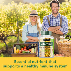Dismok Beste Prijs Vitamine <span class=keywords><strong>E</strong></span> Softgel Capsules Volwassenen Haar & Huidverzorging Antioxidant Halal Supplement met Ondersteuning van de Immuniteit - Product Image 5