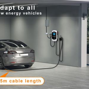 Cargador Rápido para Automóviles Eléctricos, Estación de Carga para Vehículos Eléctricos de 22KW Montada en la Pared con Control Remoto OCPP/DLB/RFID - Product Image 4