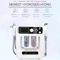 Machine de peeling facial multifonctionnelle 4-en-1 H2O2 Hydro-Dermabrasion de haute qualité, très vendue, pour spa/nettoyage en profondeur à bulles d'oxygène