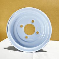 Nouvelle roue de chariot de golf en acier blanc |   8x7 |   -2 Décalage |   Motif de boulons 4x101,6 mm |   Certifié DOT/TUV/CE/BUREAU VERITAS