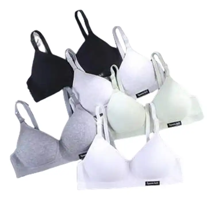 simple natural and soft wireless bra